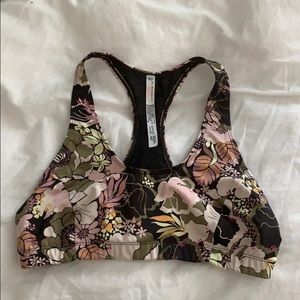 FP MOVEMENT- Floral Racerback Sports Bra